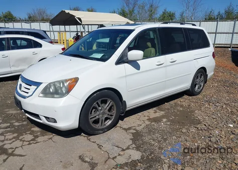 2008 Honda Odyssey Touring из США, поврежденный, VIN 5FNRL38858B005797